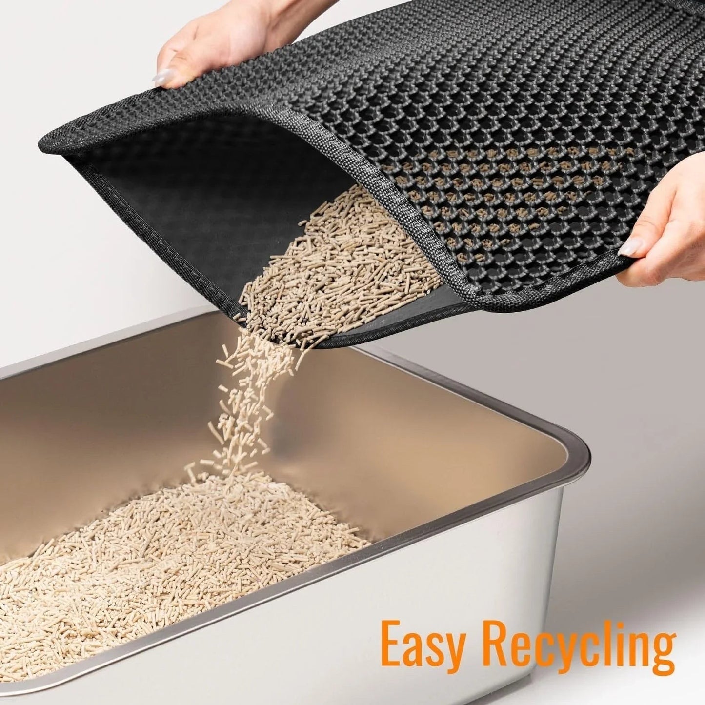 Double-Layer Anti-Tracking Cat Litter Mat