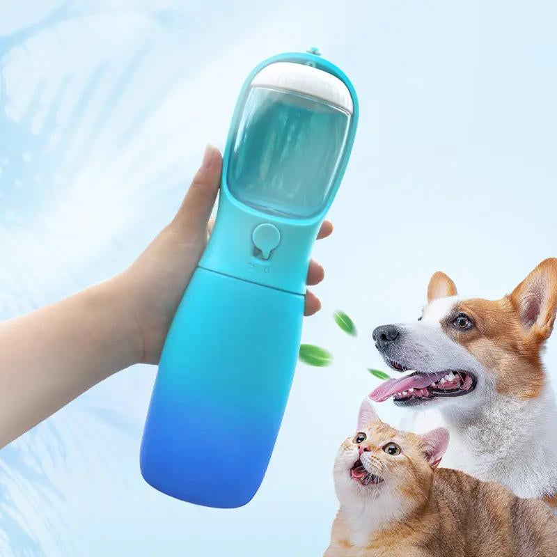 2 in 1 Dog Water Bottle – Portable 20Oz Pet Bottle with Poop Bag Dispenser, Leak-Proof & Travel-Friendly | Puppy Essentials for Hiking & Outdoor Use #Dogwaterbottle #Petbottle #3In1Waterbottle #Dogbottle #Puppyessentials