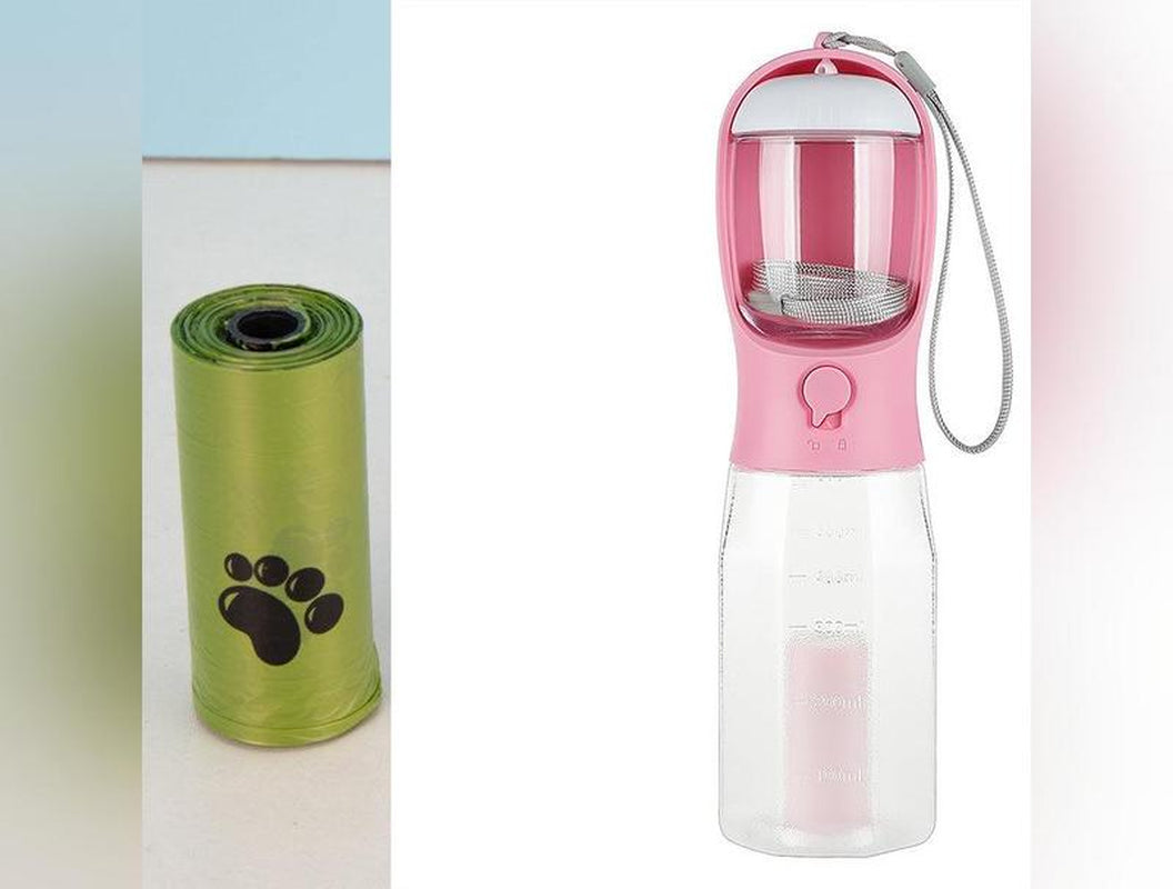Portable Cat/Dog 3 in 1 Water Bottle