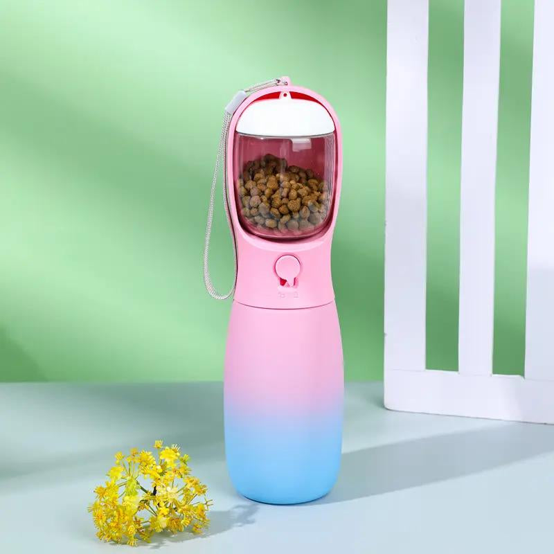 2 in 1 Dog Water Bottle – Portable 20Oz Pet Bottle with Poop Bag Dispenser, Leak-Proof & Travel-Friendly | Puppy Essentials for Hiking & Outdoor Use #Dogwaterbottle #Petbottle #3In1Waterbottle #Dogbottle #Puppyessentials