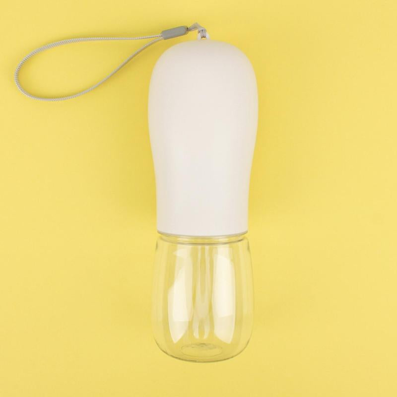 Portable Pet Dog Water Bottle, 1 Count Solid Color Pet Drinking Bowl with Rope, Pet Feeding Supplies for Outdoor Travel