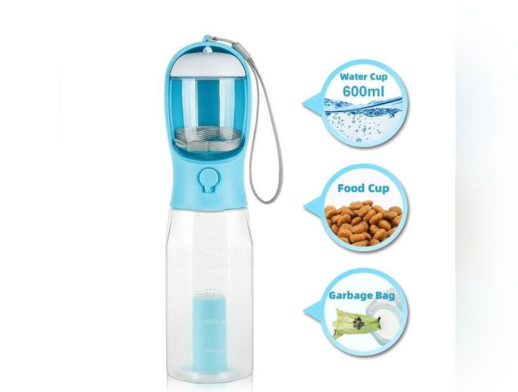 Portable Cat/Dog 3 in 1 Water Bottle