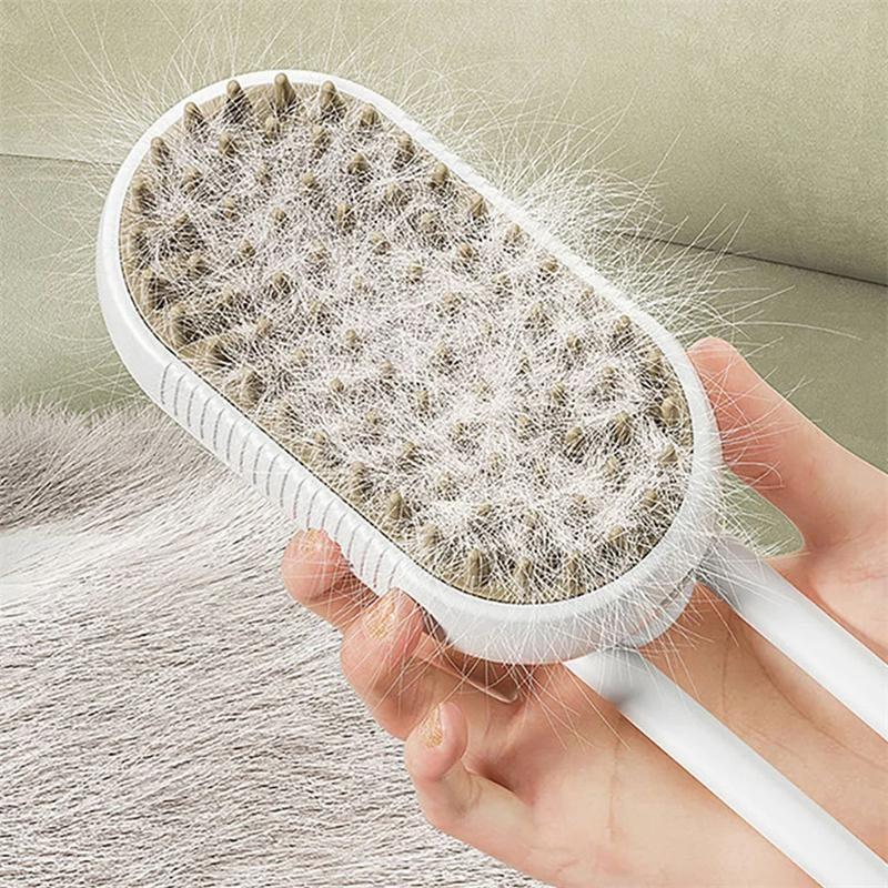 Cat Steam Brush Steamy Dog Brush 3 in 1 Electric Spray Cat Hair Brushes for Massage Pet Grooming Comb Hair Removal Combs Pet Products Pet Steam Brush, Pet Steamy Mist, Love Shack Fancy Brush Steam Pet Brush