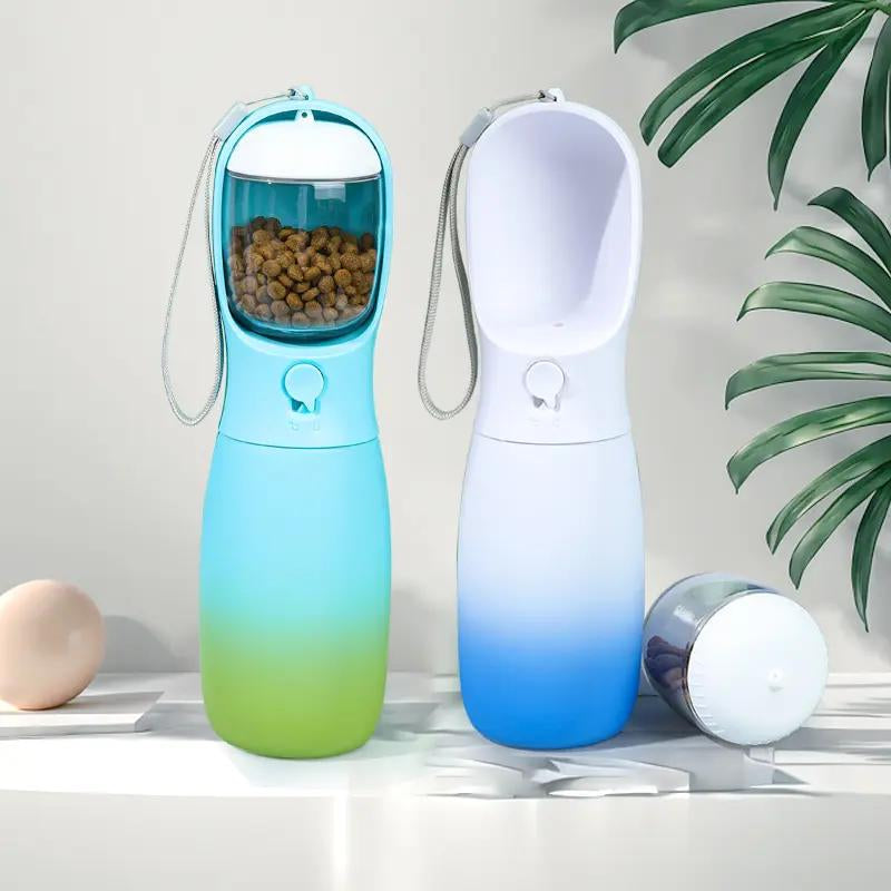 2 in 1 Dog Water Bottle – Portable 20Oz Pet Bottle with Poop Bag Dispenser, Leak-Proof & Travel-Friendly | Puppy Essentials for Hiking & Outdoor Use #Dogwaterbottle #Petbottle #3In1Waterbottle #Dogbottle #Puppyessentials