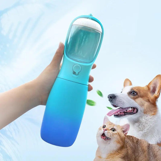 2 in 1 Dog Water Bottle – Portable 20Oz Pet Bottle with Poop Bag Dispenser, Leak-Proof & Travel-Friendly | Puppy Essentials for Hiking & Outdoor Use #Dogwaterbottle #Petbottle #3In1Waterbottle #Dogbottle #Puppyessentials